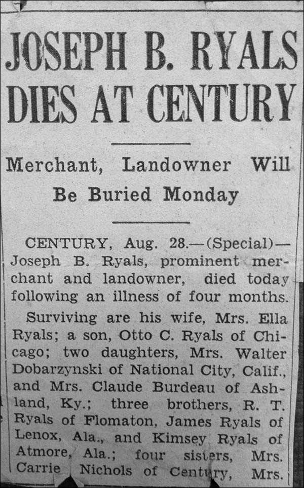 Joseph Benjamin Ryals